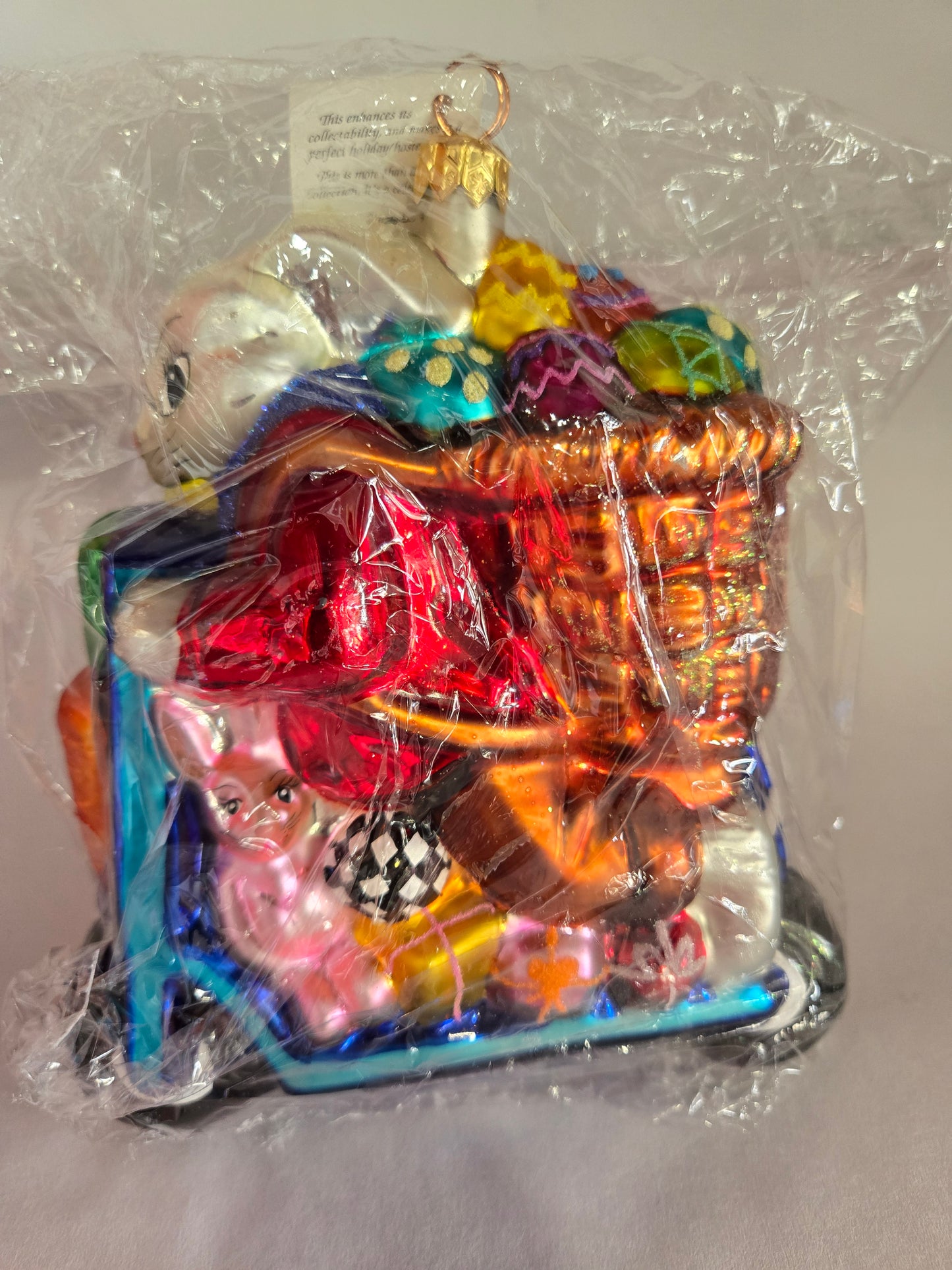 Christopher Radko Bunny Eggspress Ornament