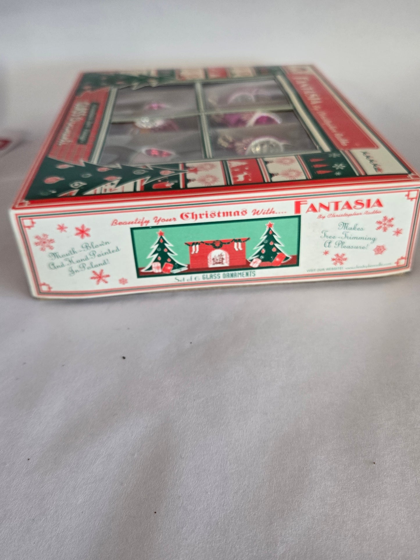 Fantasia by Christopher Radko "Dream Reflections" Set of 6