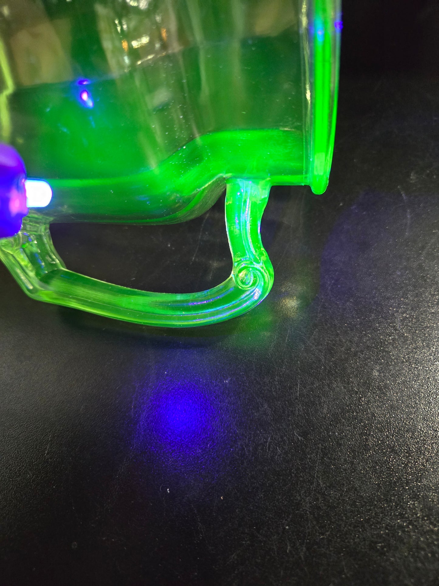 Vintage Vaseline uranium glass pitcher
