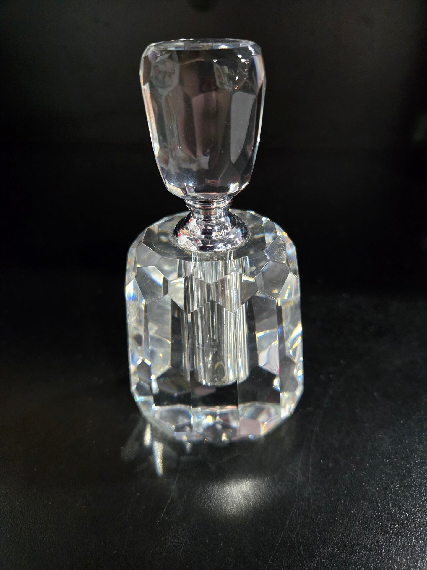 Clear Perfume Crystal Bottle