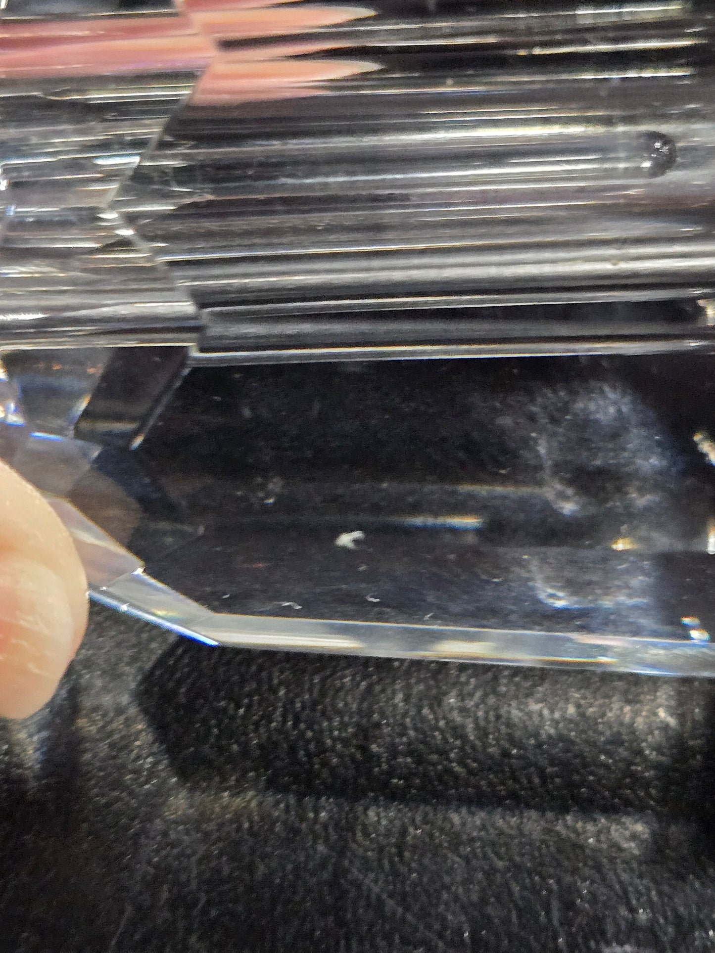 Clear Perfume Crystal Bottle