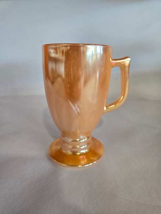 Vintage  peach lusterware mug