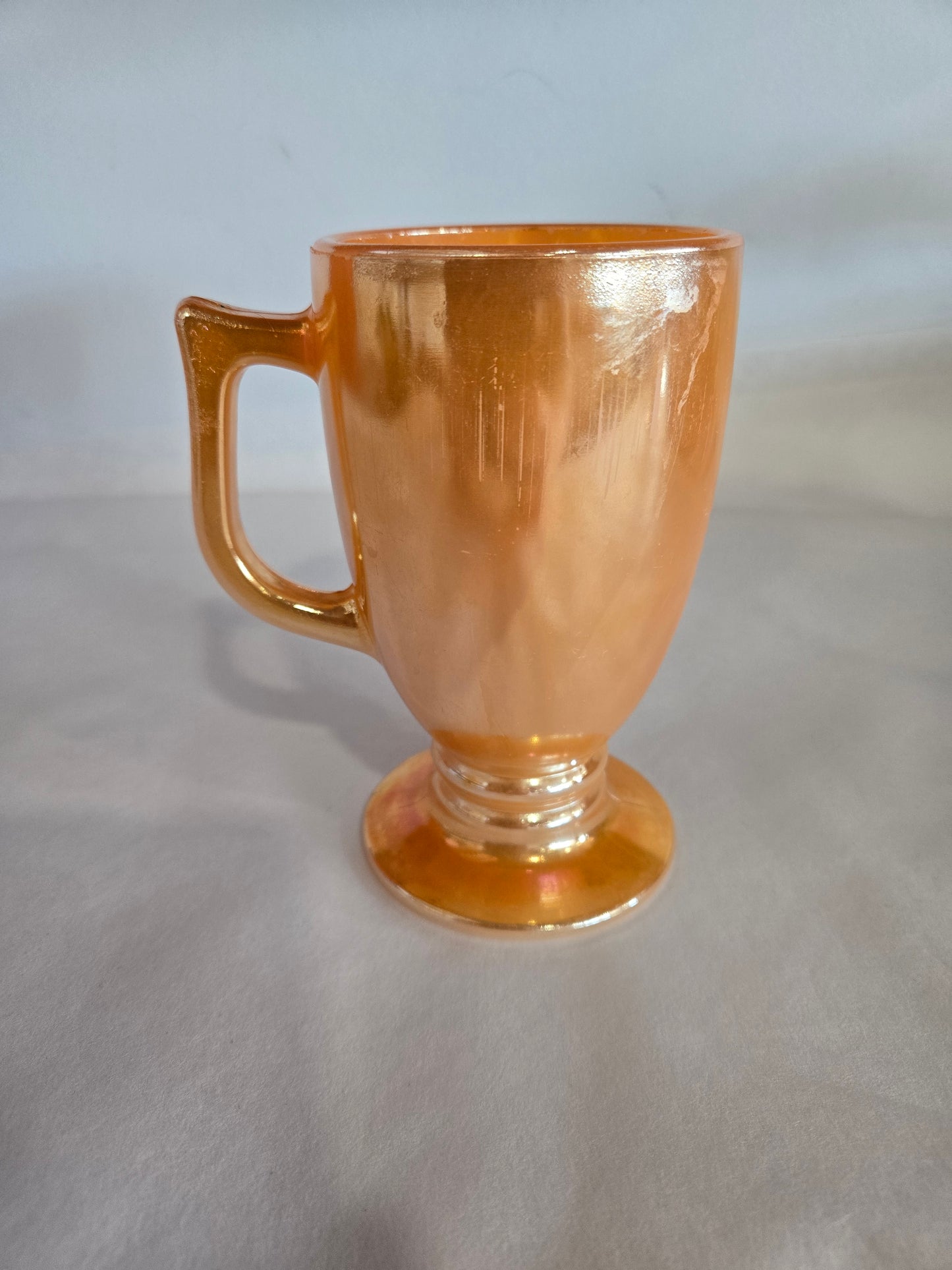 Vintage  peach lusterware mug