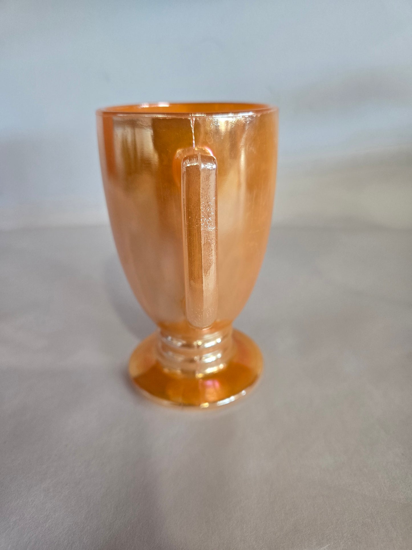 Vintage  peach lusterware mug