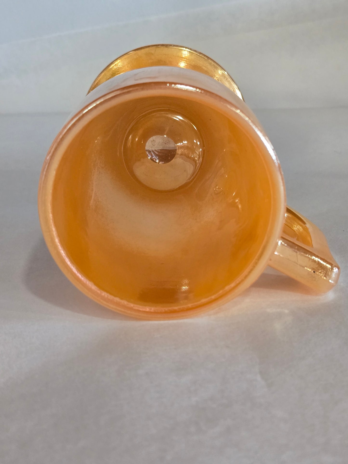 Vintage  peach lusterware mug