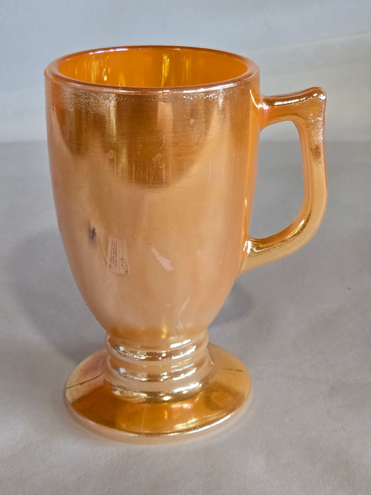Vintage  peach lusterware mug