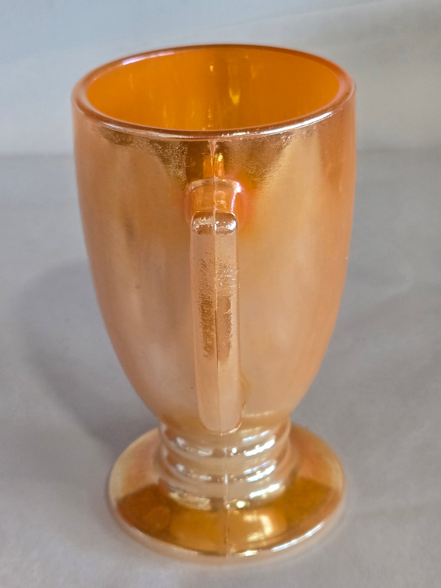 Vintage  peach lusterware mug