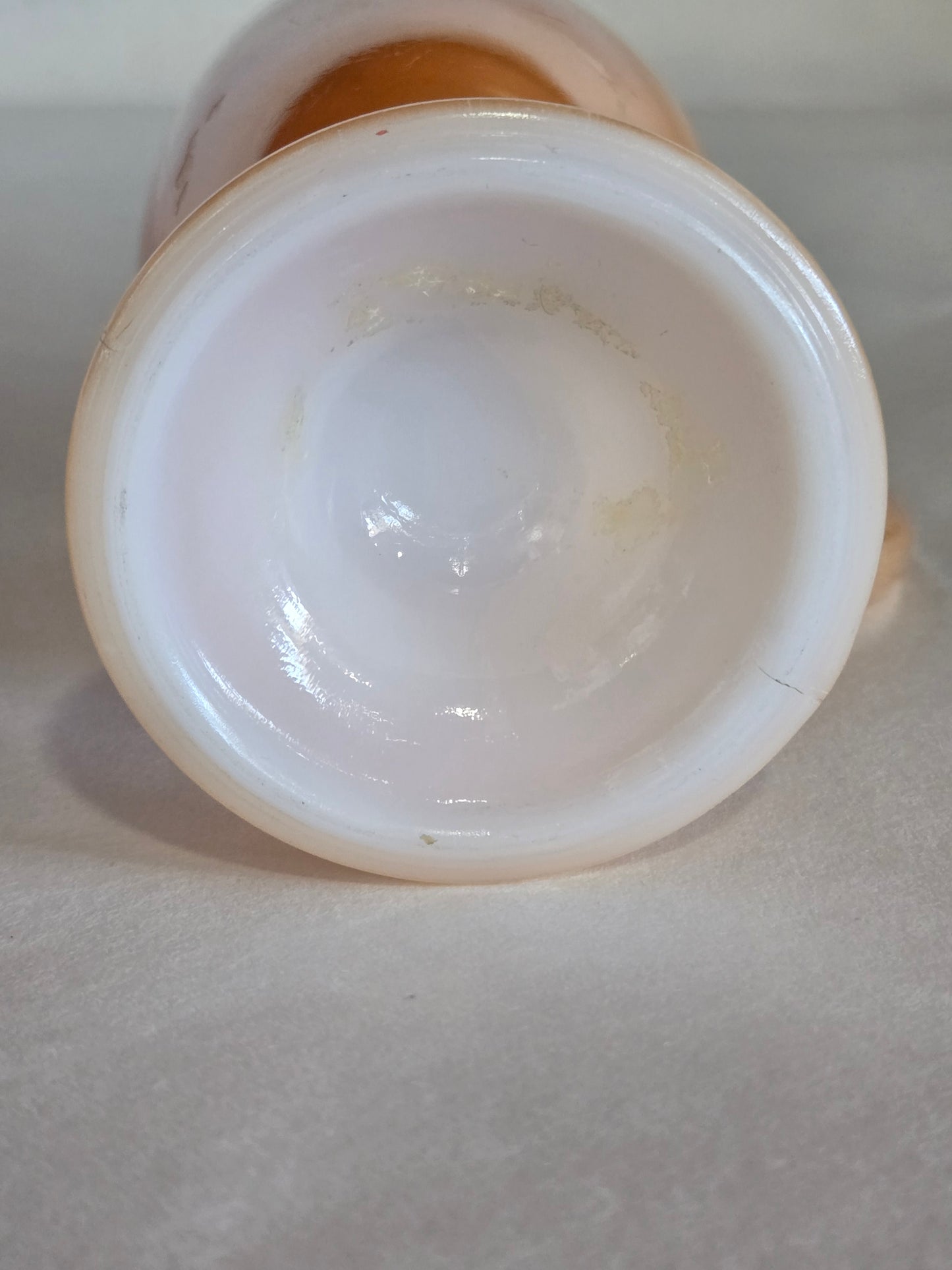 Vintage  peach lusterware mug