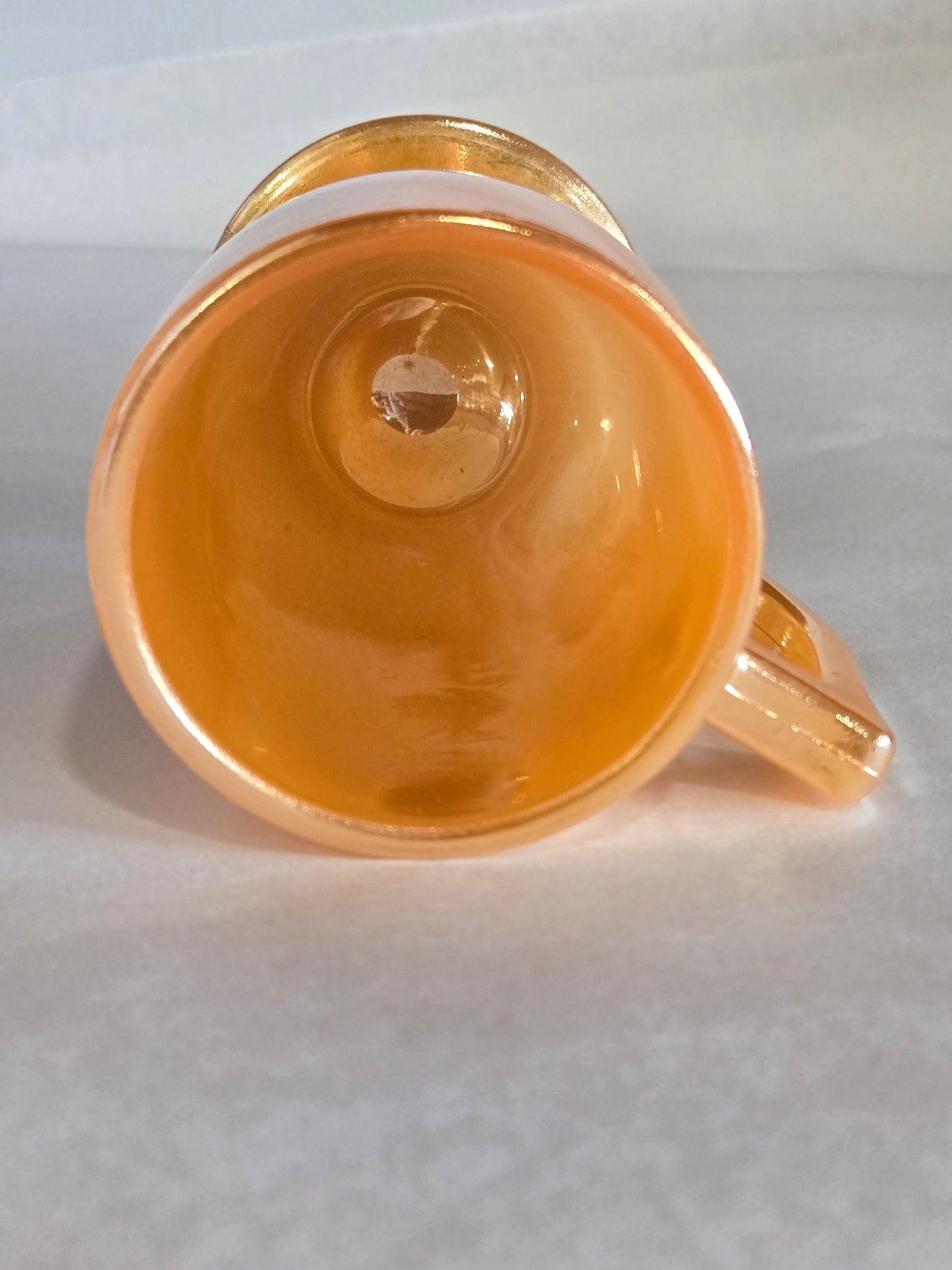 Vintage  peach lusterware mug