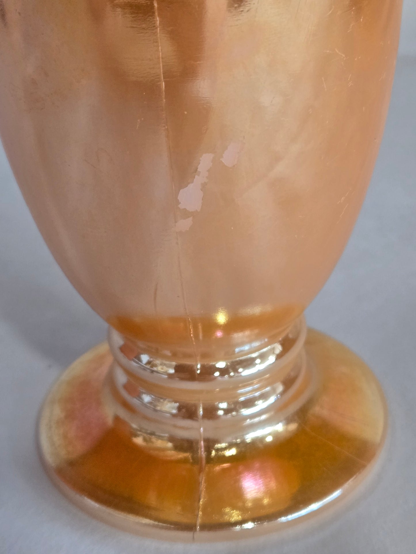 Vintage  peach lusterware mug
