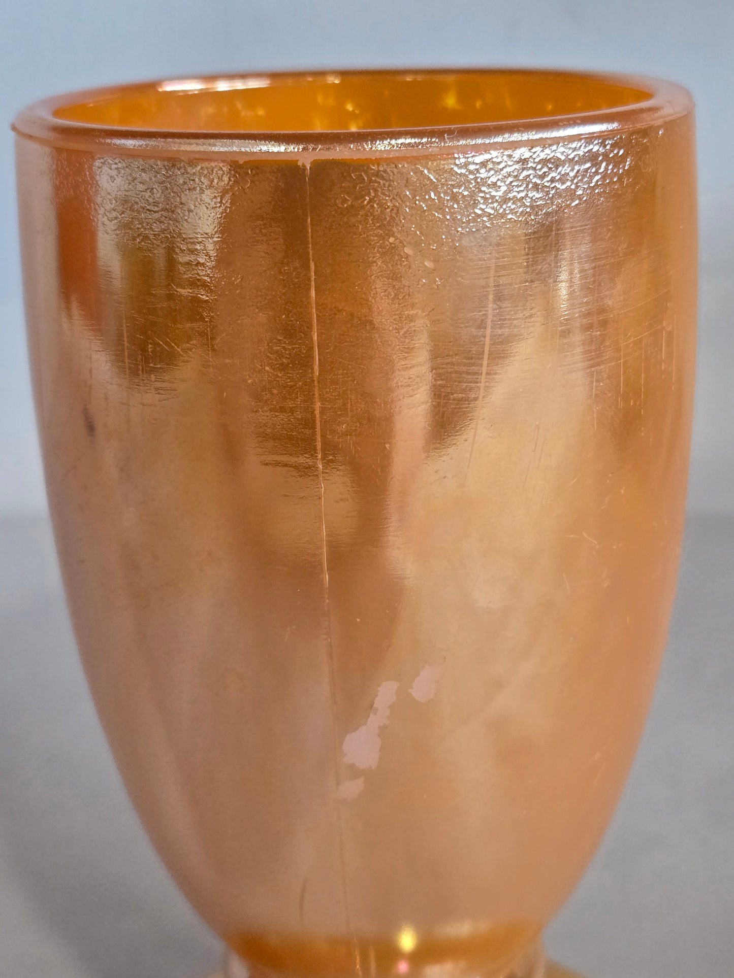 Vintage  peach lusterware mug