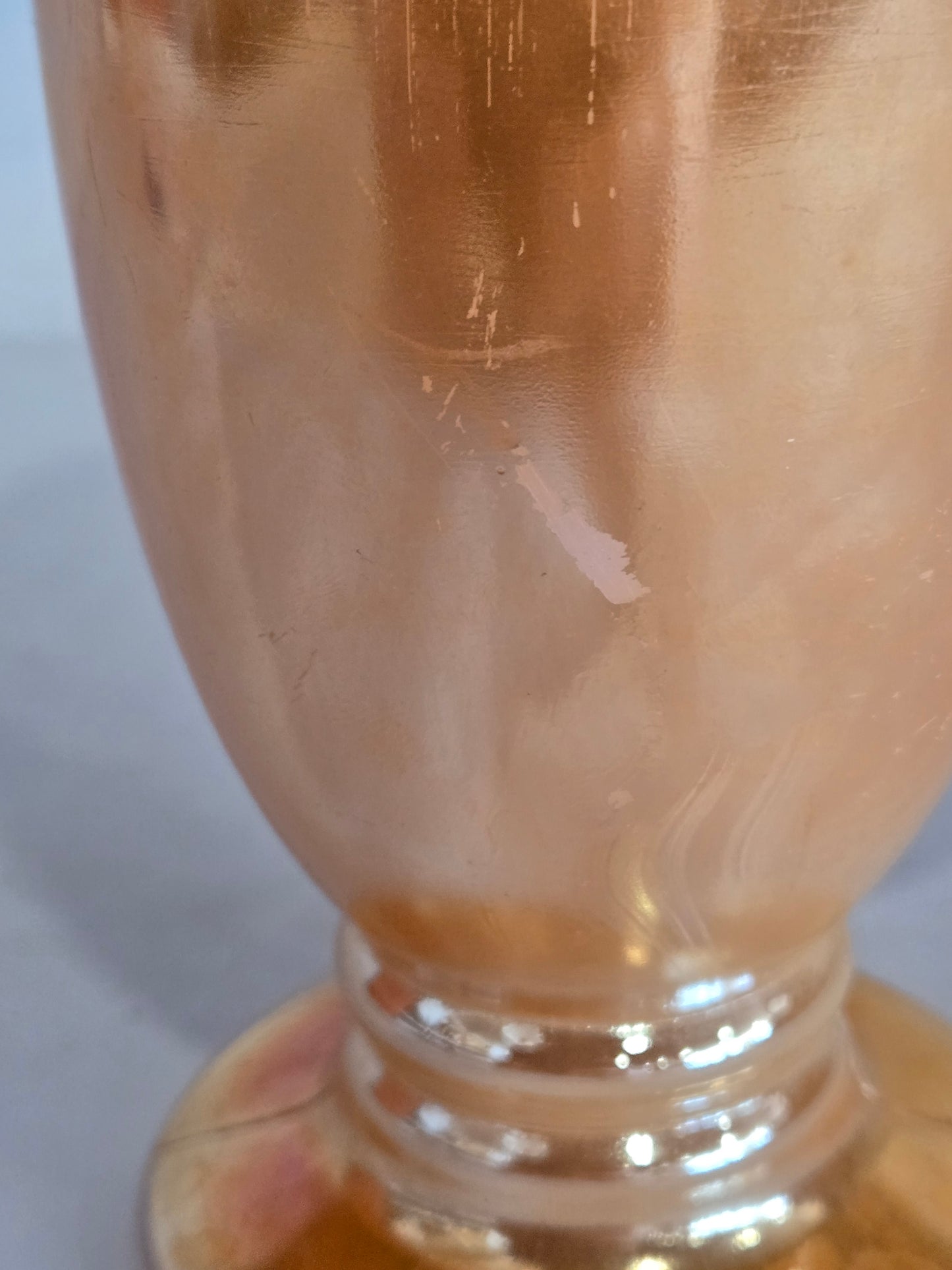 Vintage  peach lusterware mug