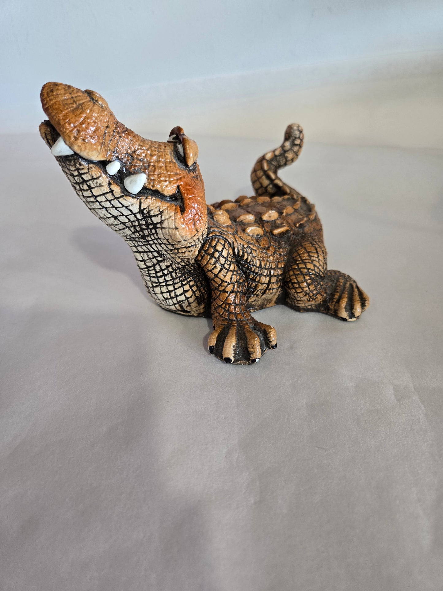 Vintage Beasties of the Kingdom" alligator figurine