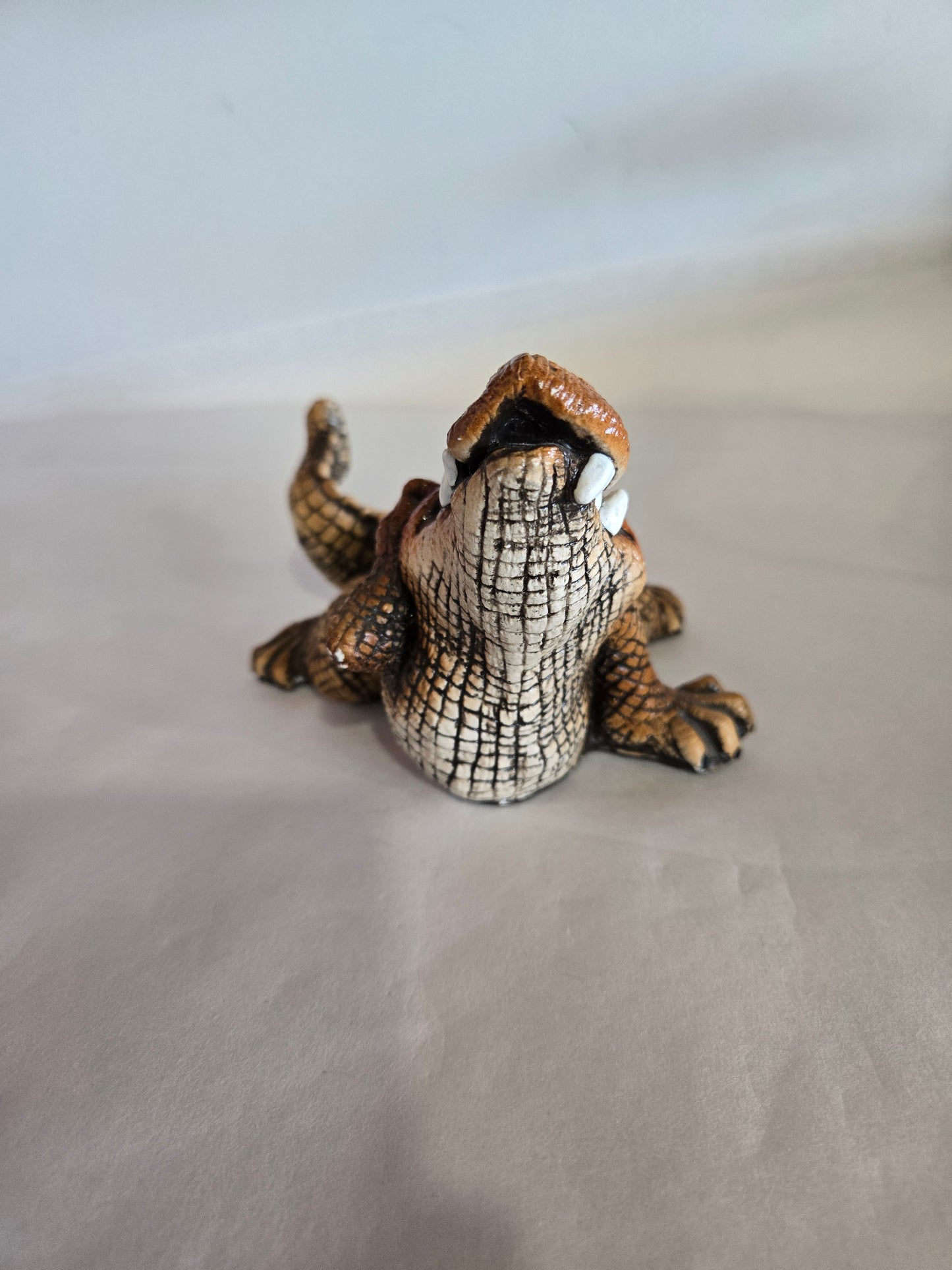Vintage Beasties of the Kingdom" alligator figurine