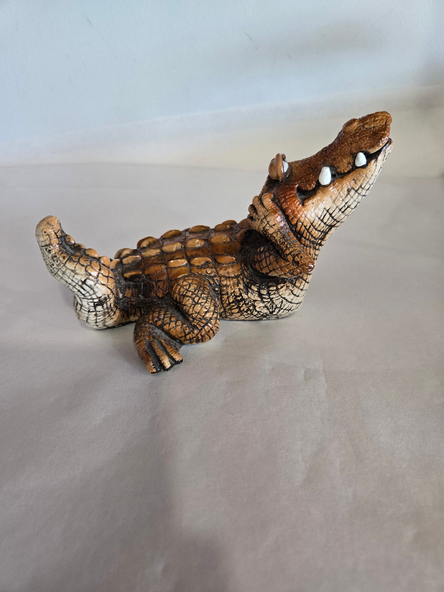 Vintage Beasties of the Kingdom" alligator figurine
