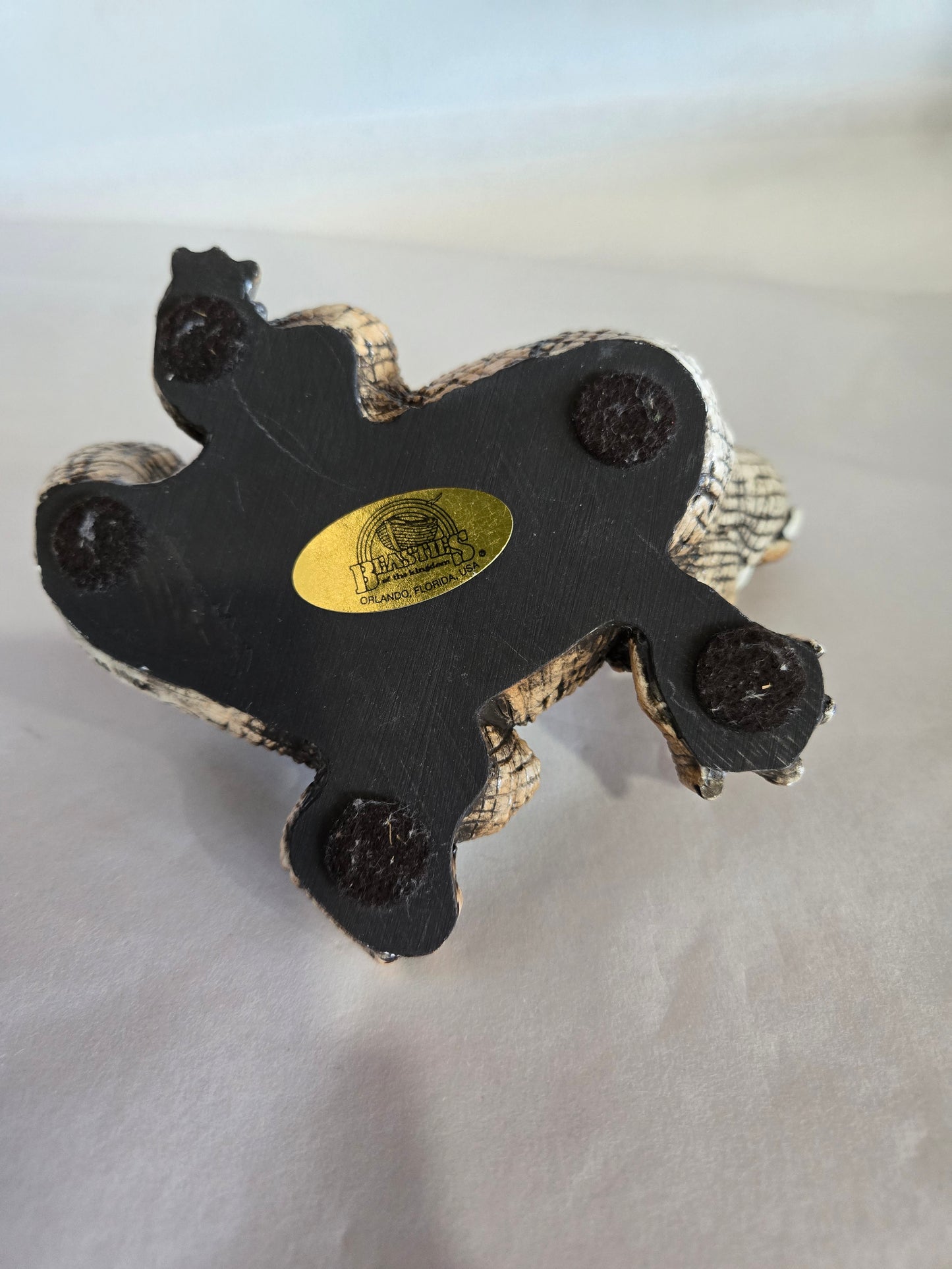 Vintage Beasties of the Kingdom" alligator figurine