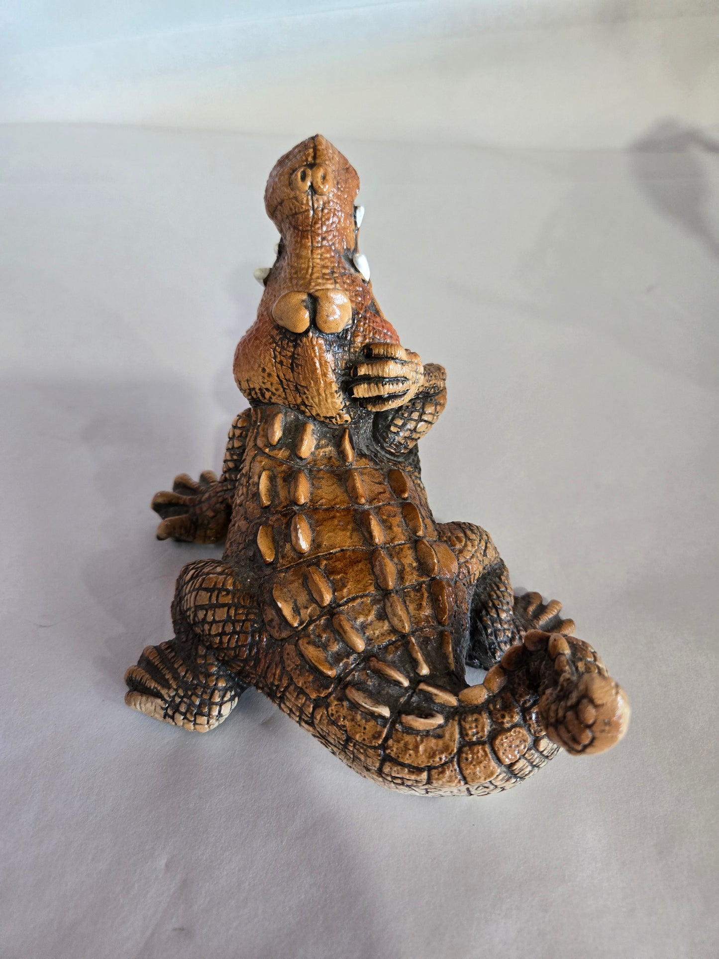 Vintage Beasties of the Kingdom" alligator figurine