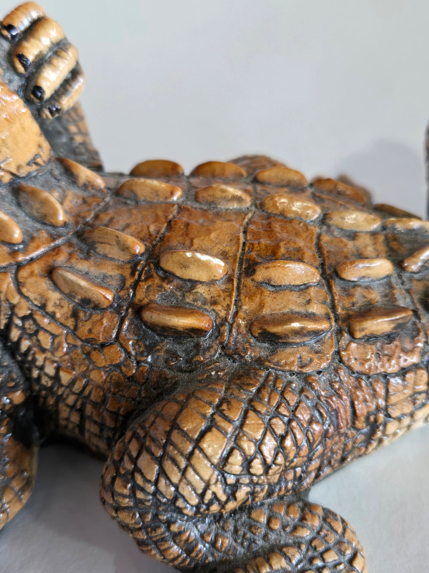 Vintage Beasties of the Kingdom" alligator figurine