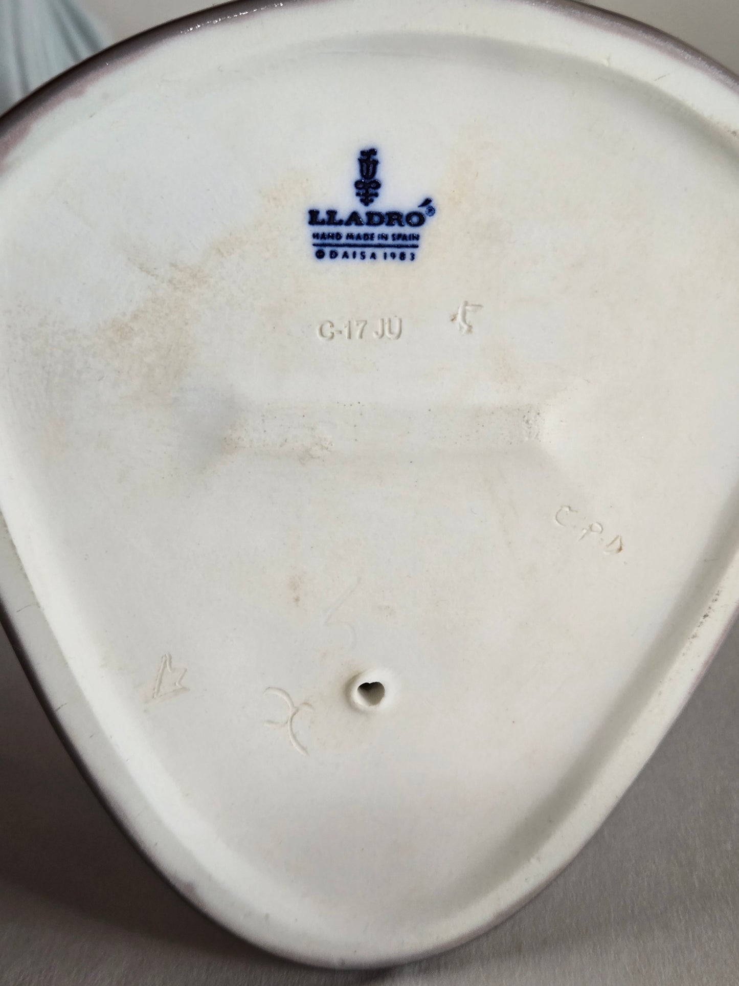 Vintage Lladro Porcelain Lady in a Hat & Flowing Gown