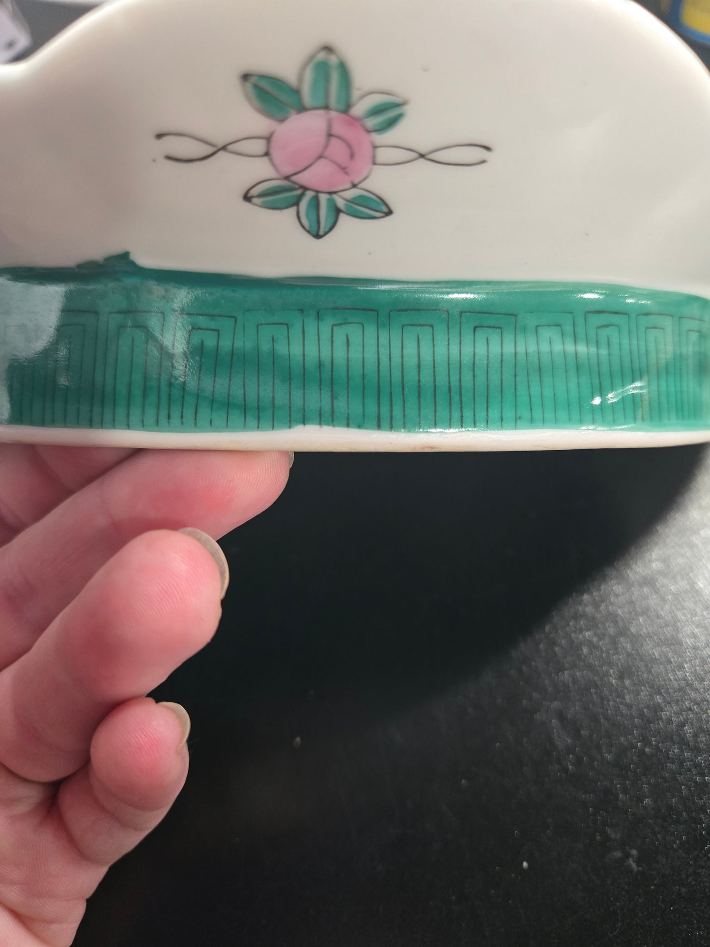 Porcelain Dragon & Phoenix decorative dish