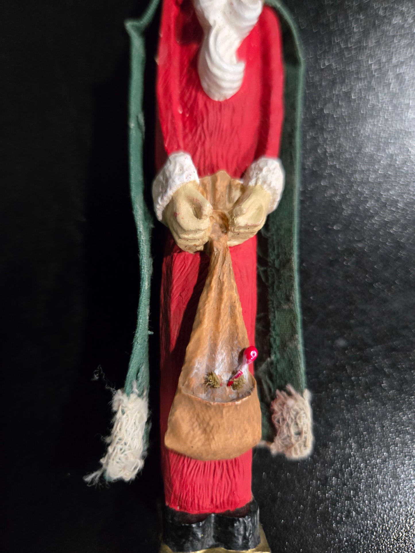 Resin Santa Claus holiday bag