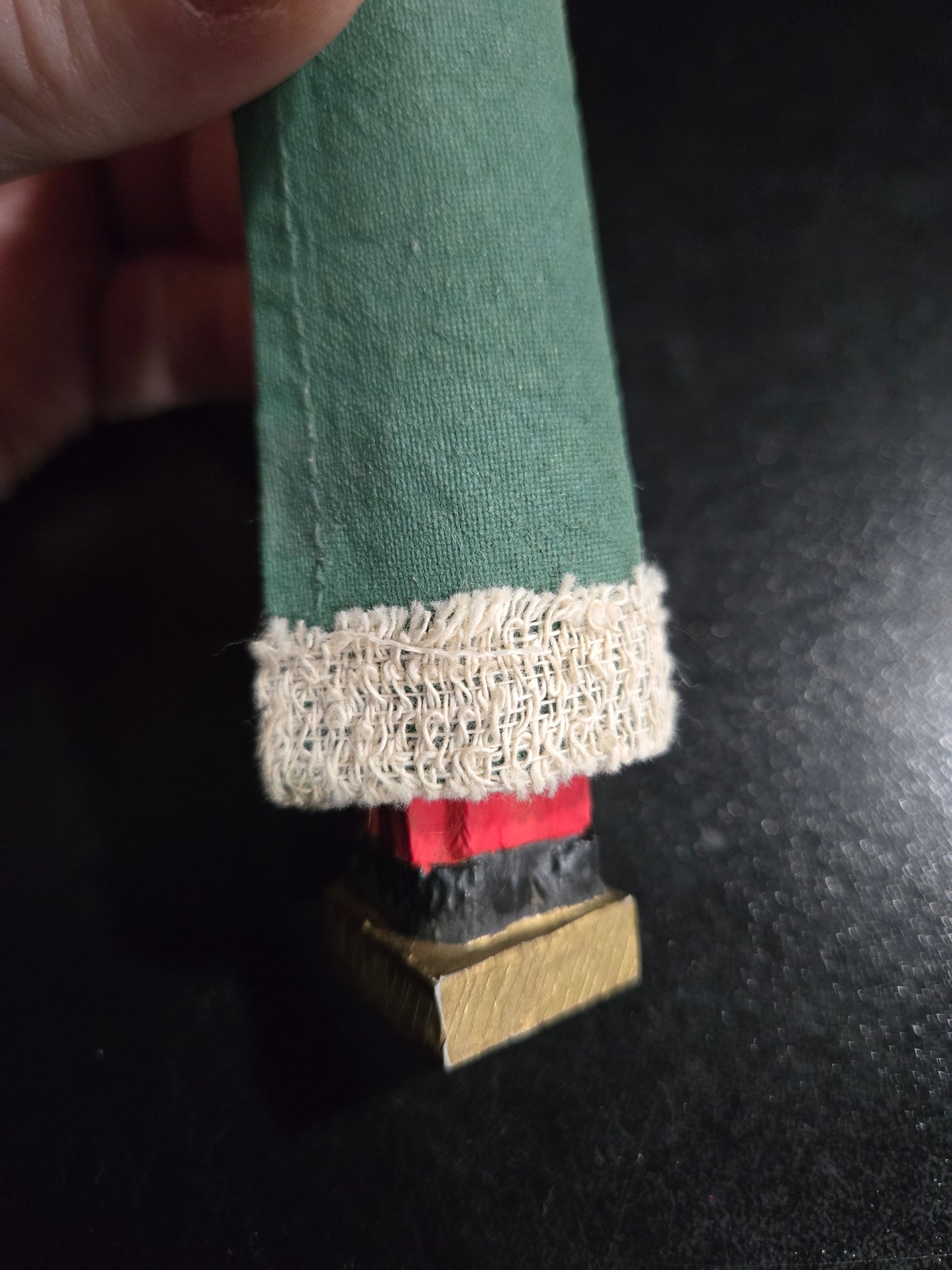 Resin Santa Claus holiday bag