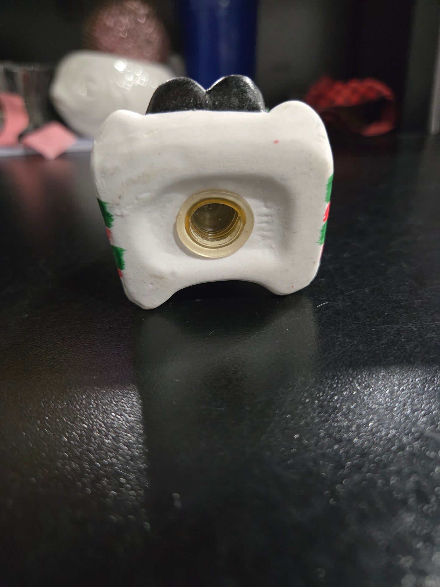 Vintage ceramic Mr & Mrs Claus Salt & Pepper