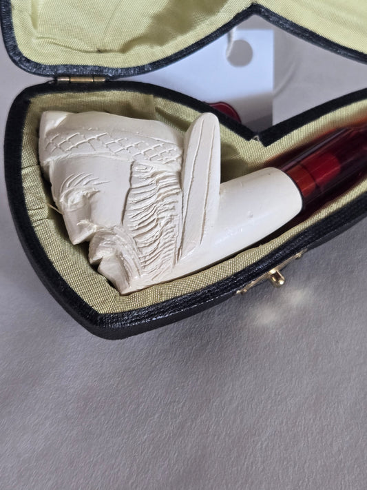 Large Sultan Head Meerschaum Pipe
