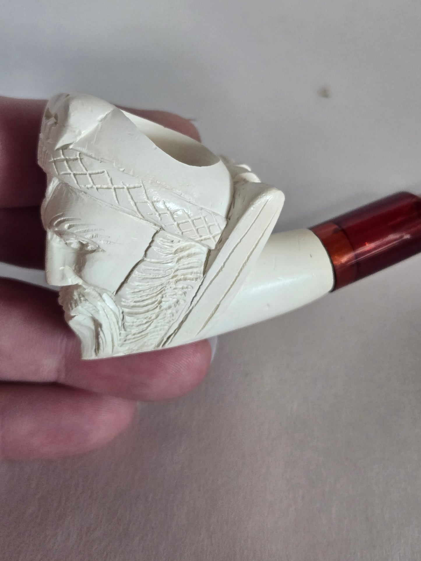 Large Sultan Head Meerschaum Pipe