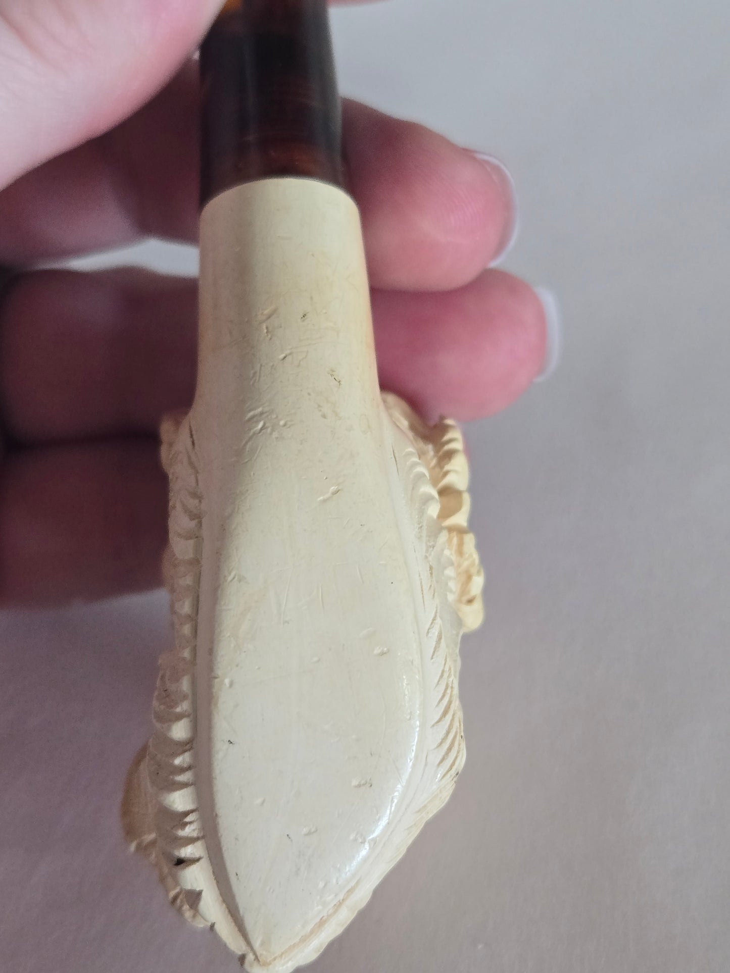 Medium Meerschaum Hunting Dog Pipe