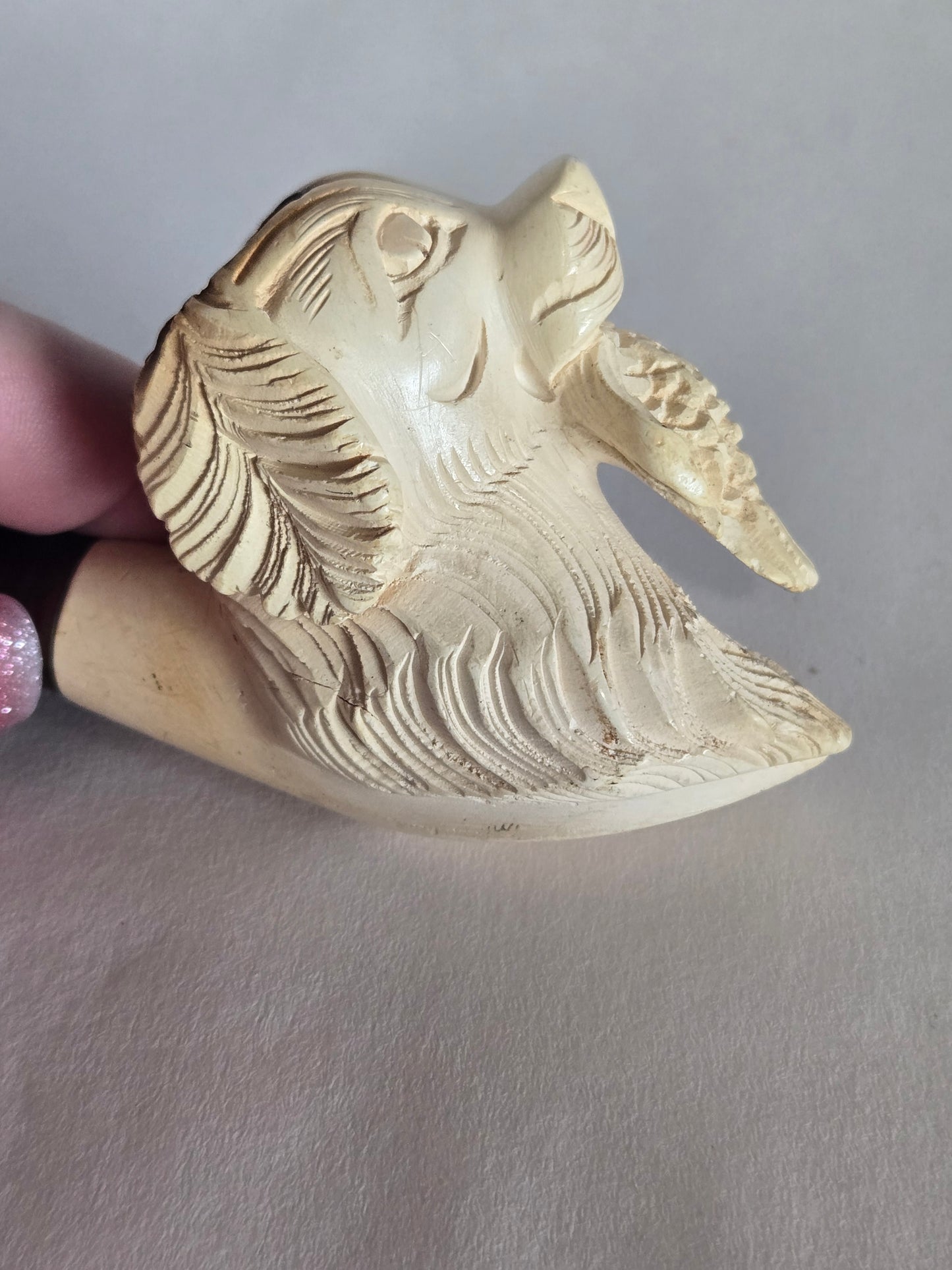 Medium Meerschaum Hunting Dog Pipe