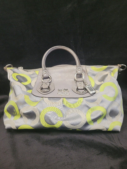 Coach Green/Gray Sabrina Purse