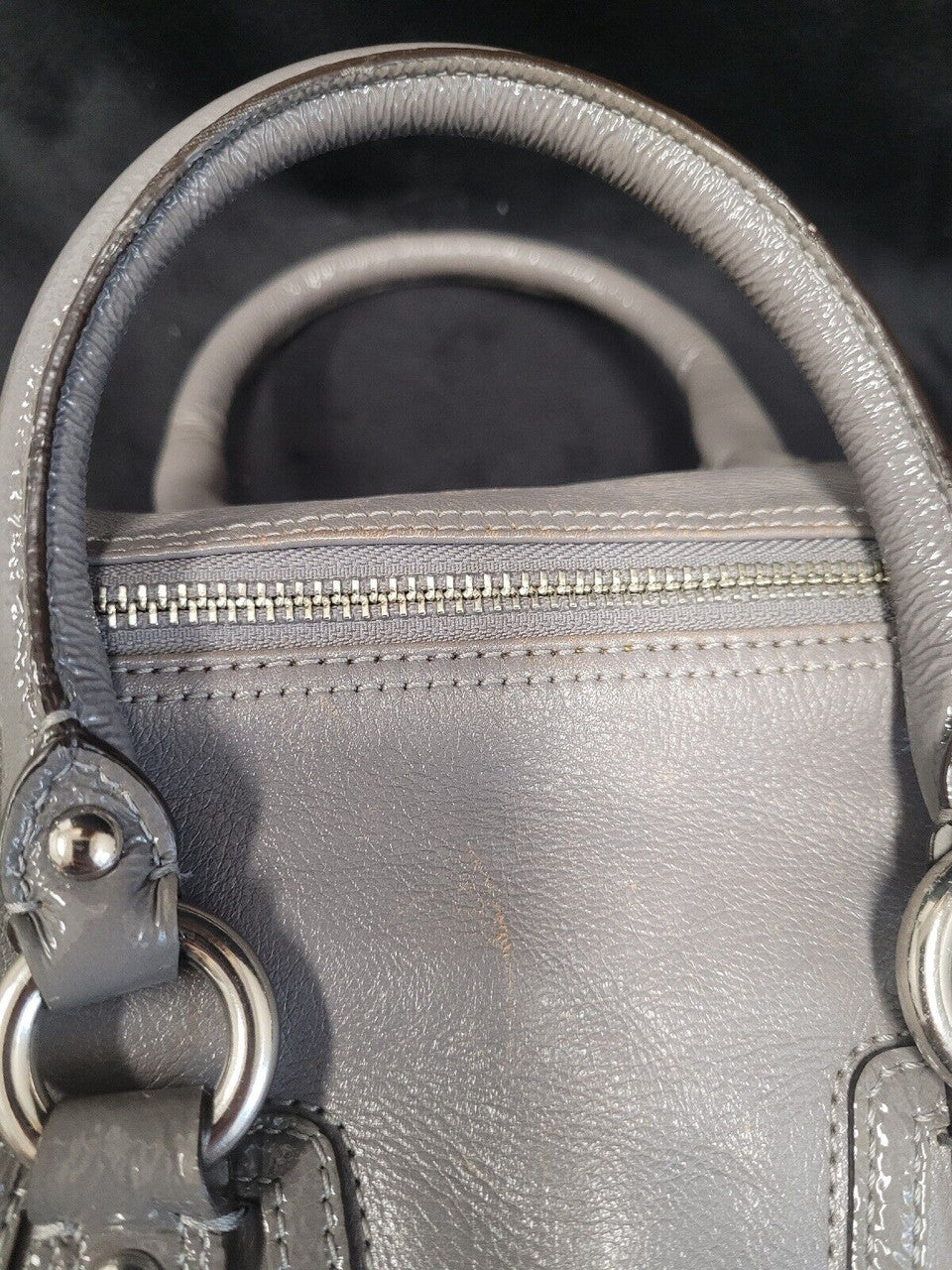 Hotsell Grey Coach Purse