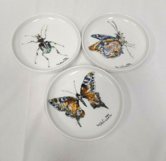 Set of 3 Rosenthal Small Bug Plates