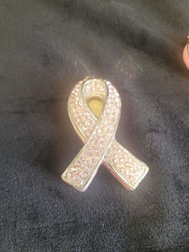 Work of Art Breast Cancer Awareness Ribbon Trinket Box