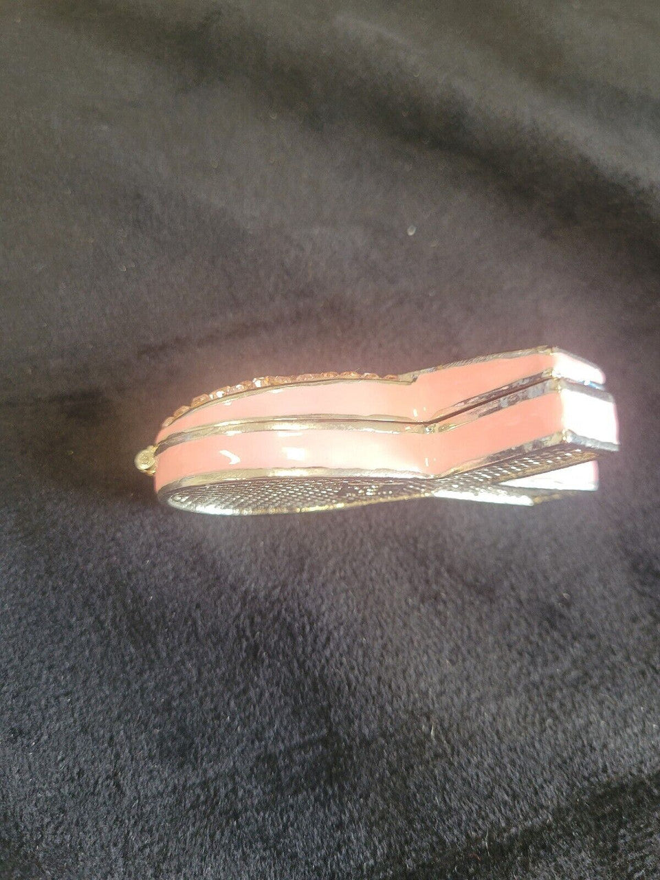 Work of Art Breast Cancer Awareness Ribbon Trinket Box