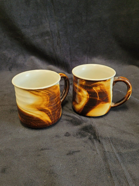 Pair of Hand Crafted Otagiri Original Mugs