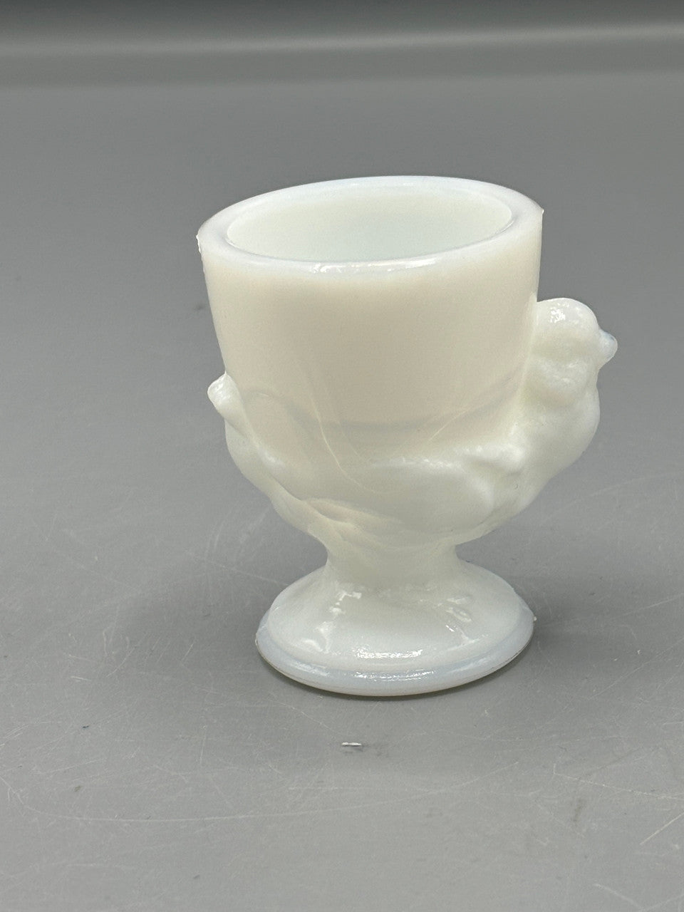 Westmoreland Milk Glass Chicken Egg Cup/Toothpick Holder