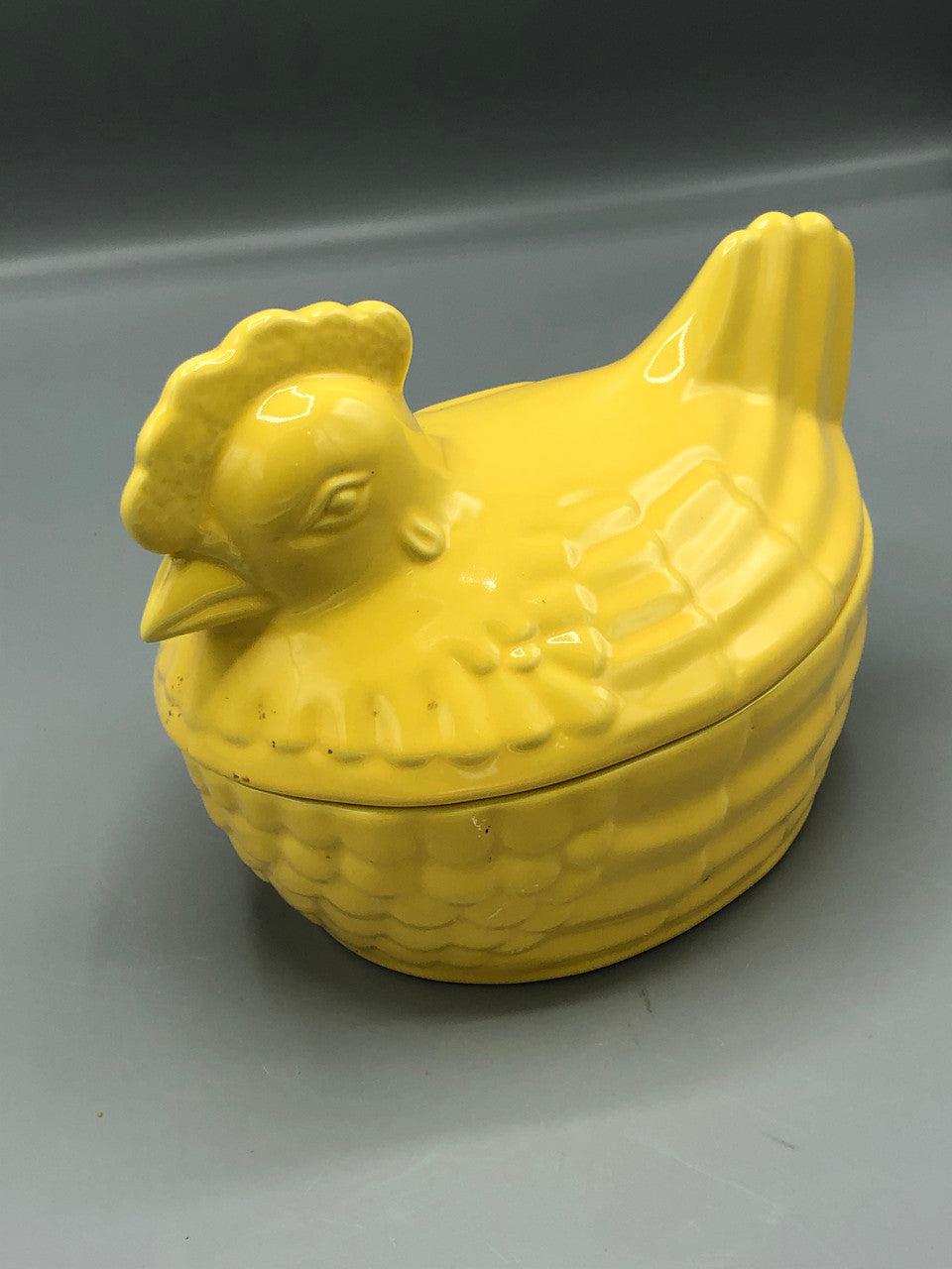 "BIA" Yellow Chicken Canister