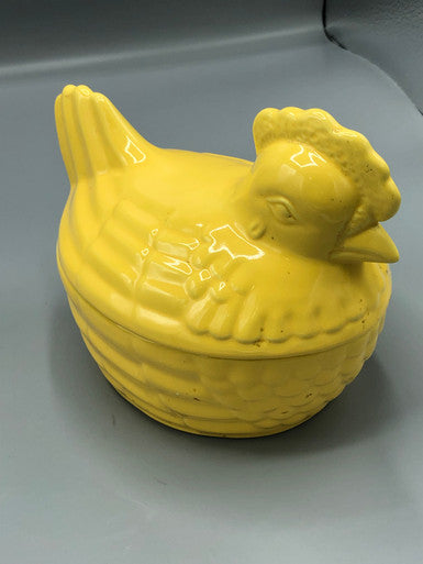 "BIA" Yellow Chicken Canister