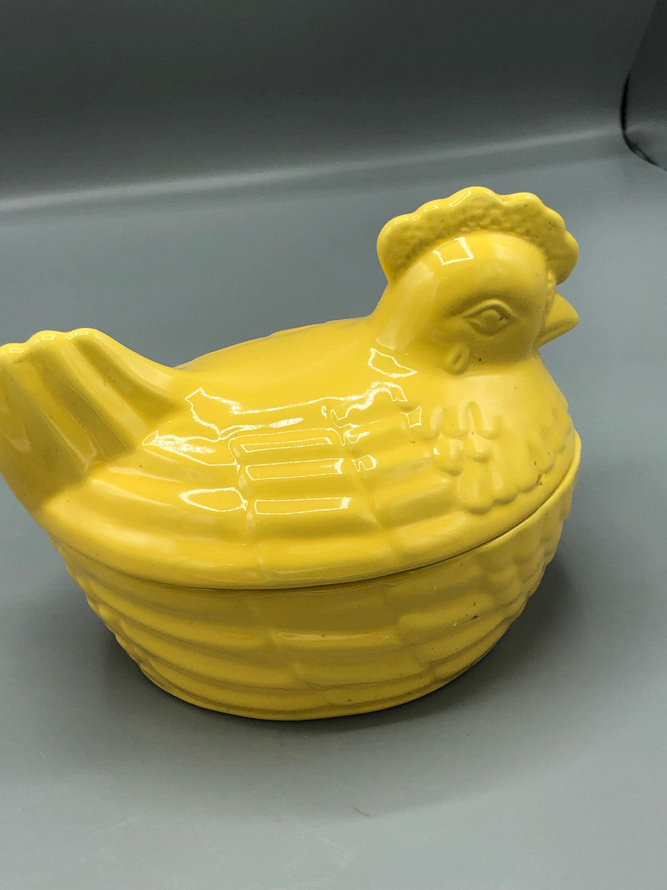 "BIA" Yellow Chicken Canister