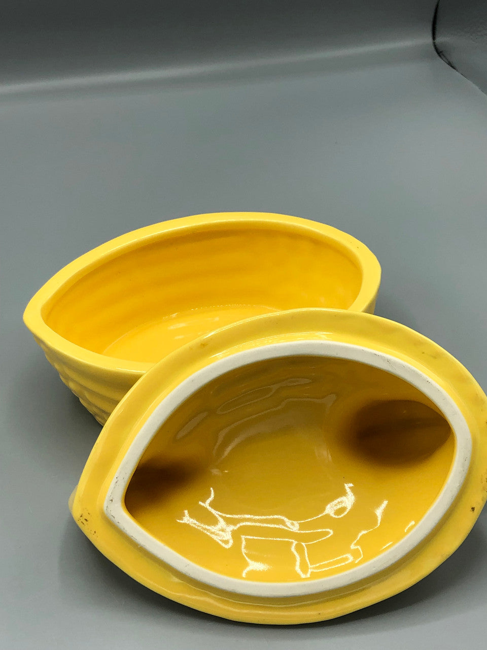 "BIA" Yellow Chicken Canister