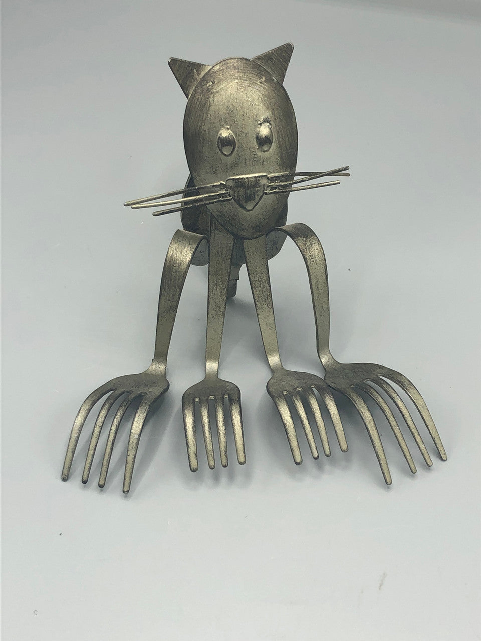 Fork Cat Figurine