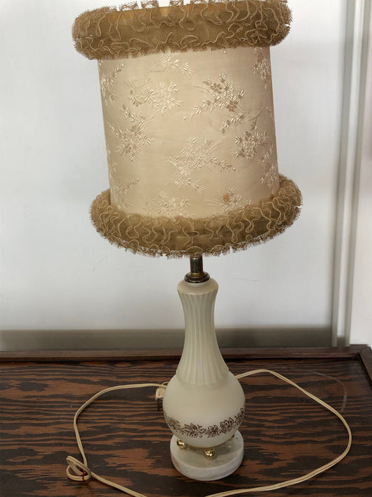 Vintage lamp with shade