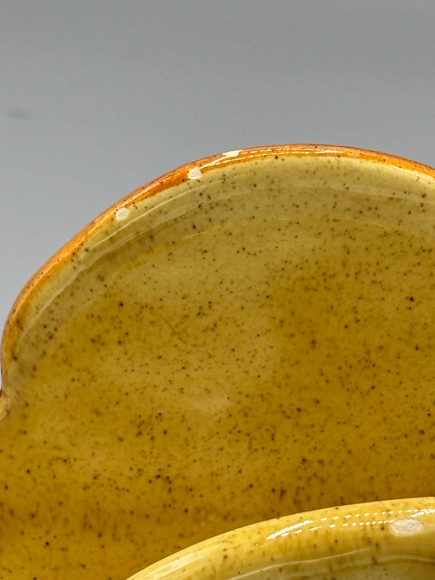 Vintage hand painted ceramic mushroom napkin holder