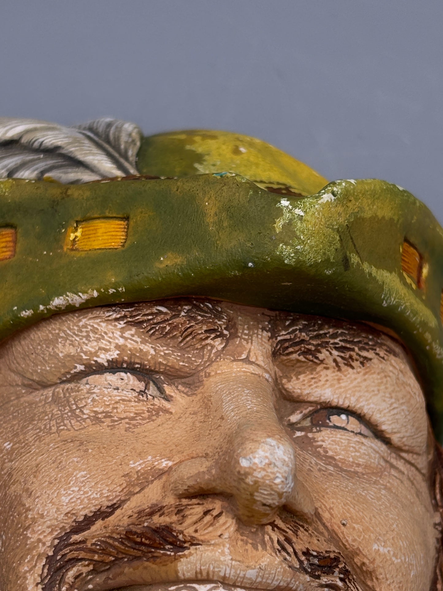 Vintage Robin Hood Chalkware wall hanging by Wright