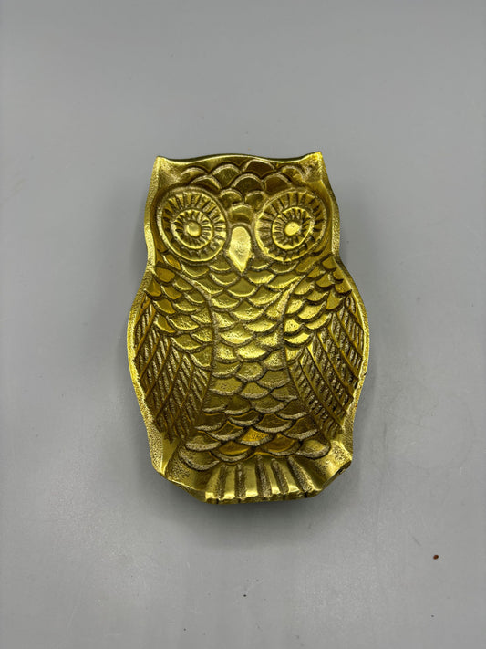 Brass Owl trivet