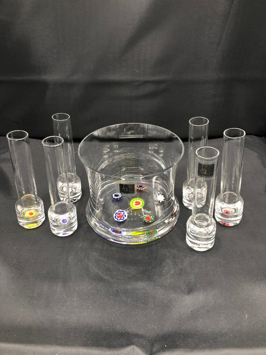 Circleware Millefiori 7 piece Vodka set