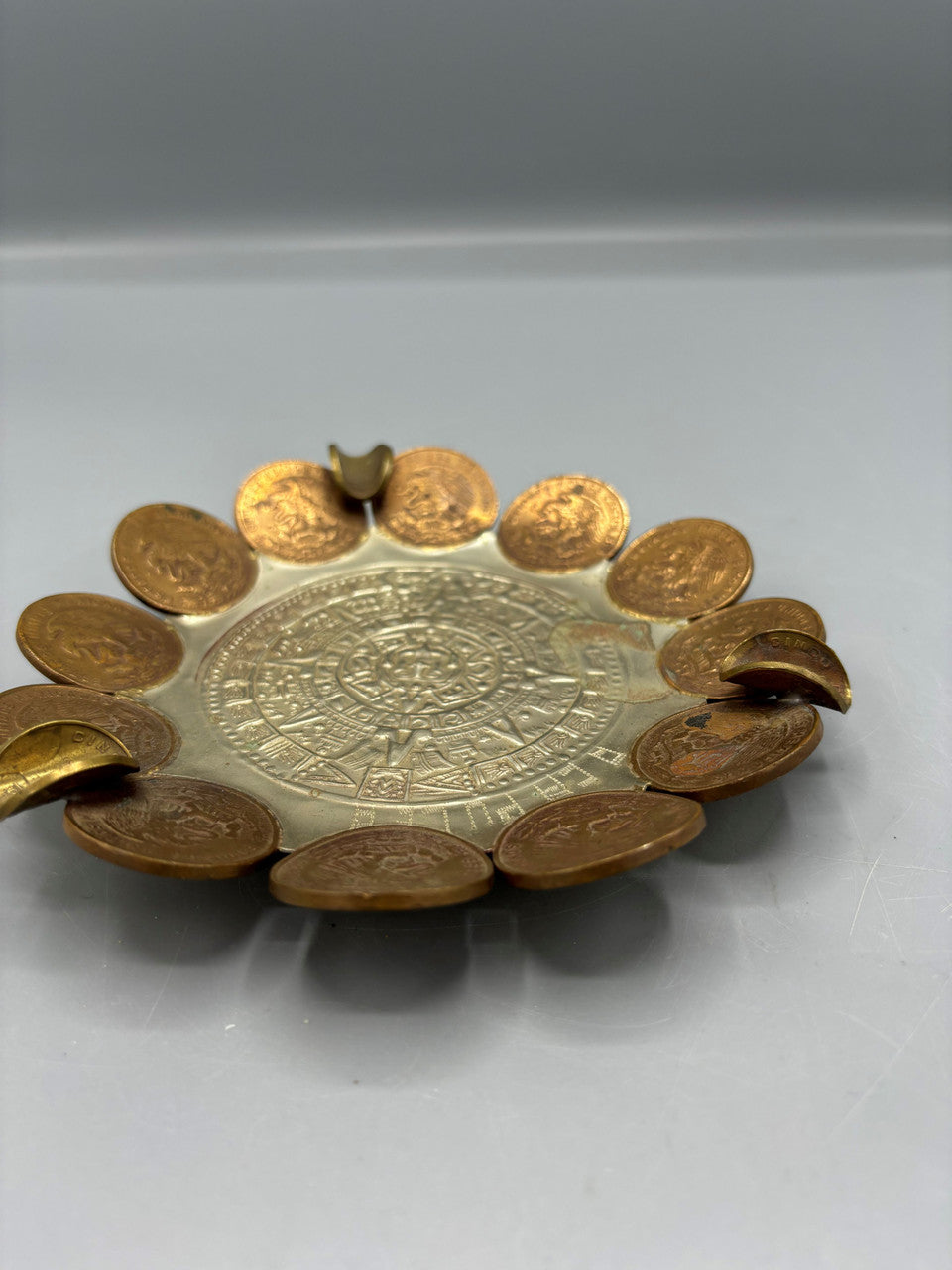 Vintage Mexican Coin ashtray