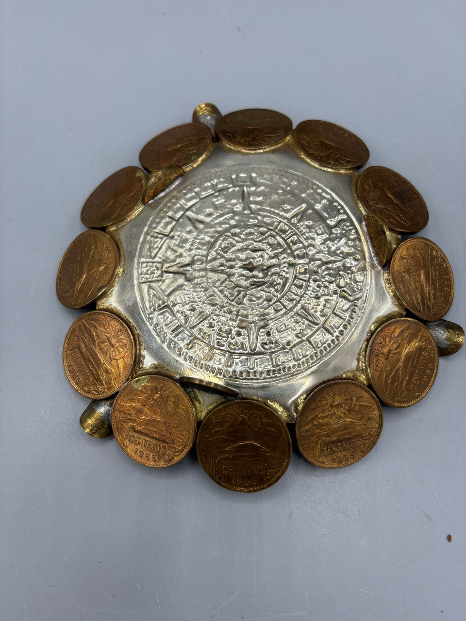 Vintage Mexican Coin ashtray